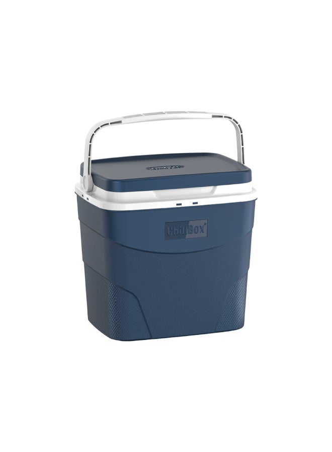 كوزموبلاست تشيلبوكس صندوق ثلج خفيف الوزن ومتين أزرق لؤلؤي وأبيض 12 لتر IFEPCB012PB - Image 1